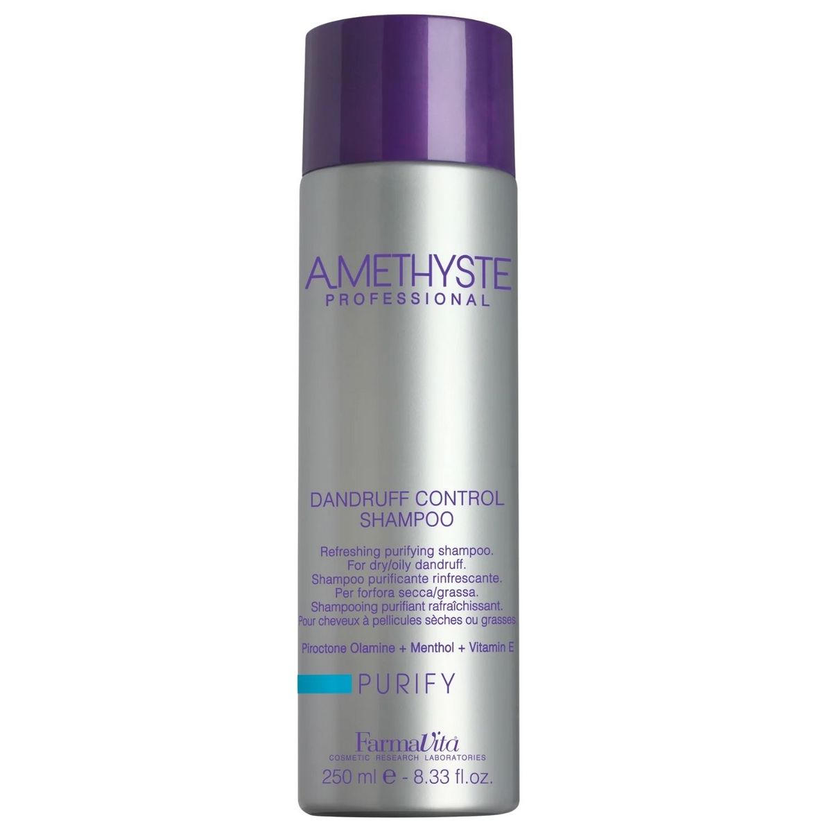 FARMAVITA - Shampoo Amesthyste Purifiy 250ml Farmavita Caspa Hidrata Limpia