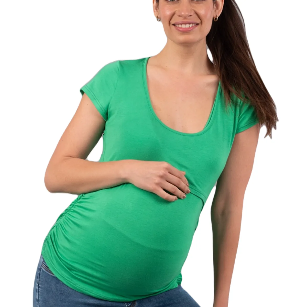 MADREMIA - Polera Maternal Lactancia Carmen Lisa Madremía_.