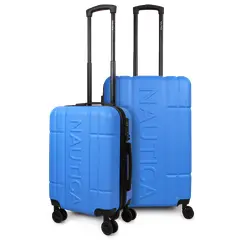 NAUTICA - Pack 2 maletas S+M Amsterdam de 10 y 20kg celeste