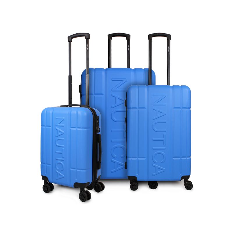 NAUTICA - Set de 3 maletas Amsterdam S+M+L celeste Nautica