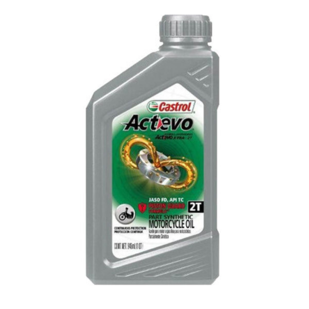 CASTROL - Aceite 2 Tiempos Castrol Semisintetico 1 Litro