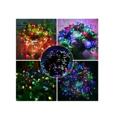 GENERICO - Guirnalda De Luces Multicolor 200 Luces Navideñas Decoración