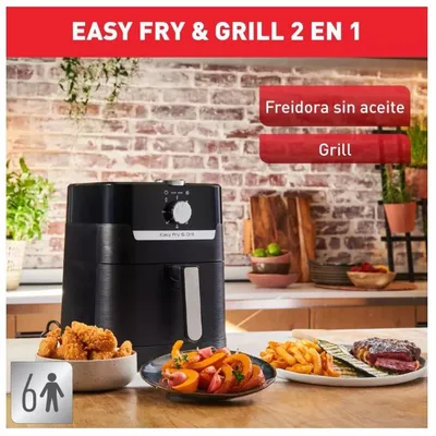 Moulinex Freidora De Aire Easy Fry & Grill Mecánica Color