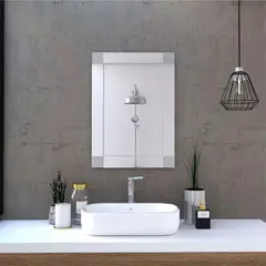 FMFURNITURE - Espejo Rectangular 50x70x1.9 cm