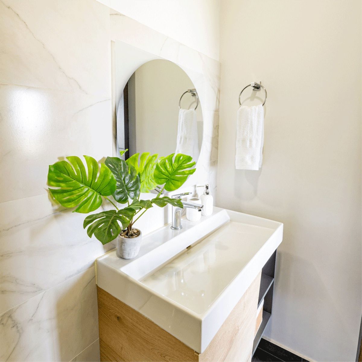 FMFURNITURE - Espejo Redondo 60x60x1.9 cm