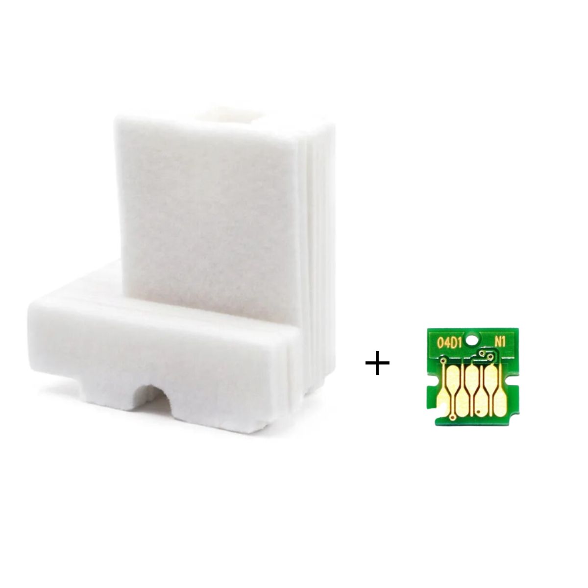 GENERICO - Almohadillas con Chip para Cartucho Mantenimiento Epson Sc F170