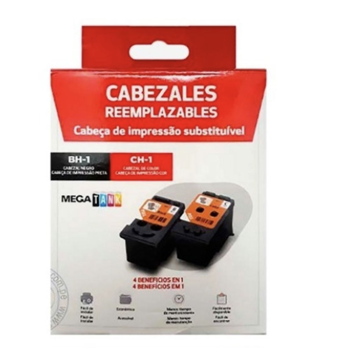 CANON - Pack Cabezales Canon Bh-1 Negro Ch-1 Color G1100 G2100 G3110 G4100