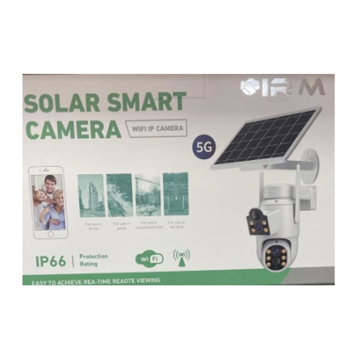 IRM - Camara De Seguridad Ip Panel Solar IRM 13086