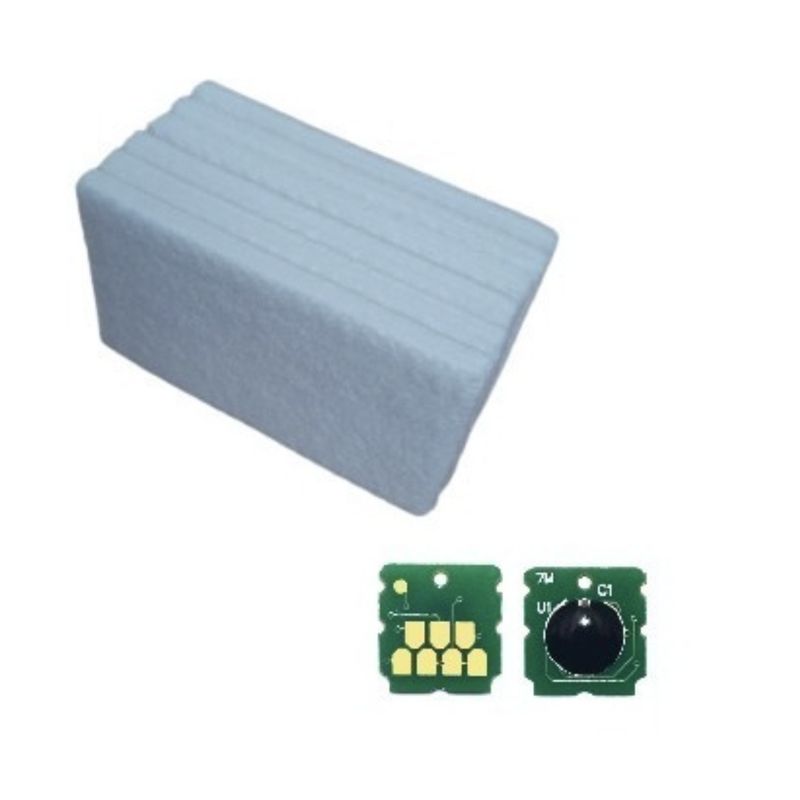 GENERICO - Almohadillas con Chip para Cartucho Mantenimiento Epson F570 T3170 T5170