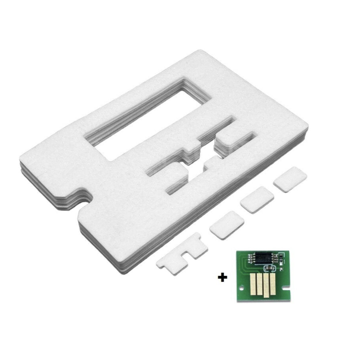 GENERICO - Almohadillas con Chip Para Cartucho Mantenimiento Canon Mc-10