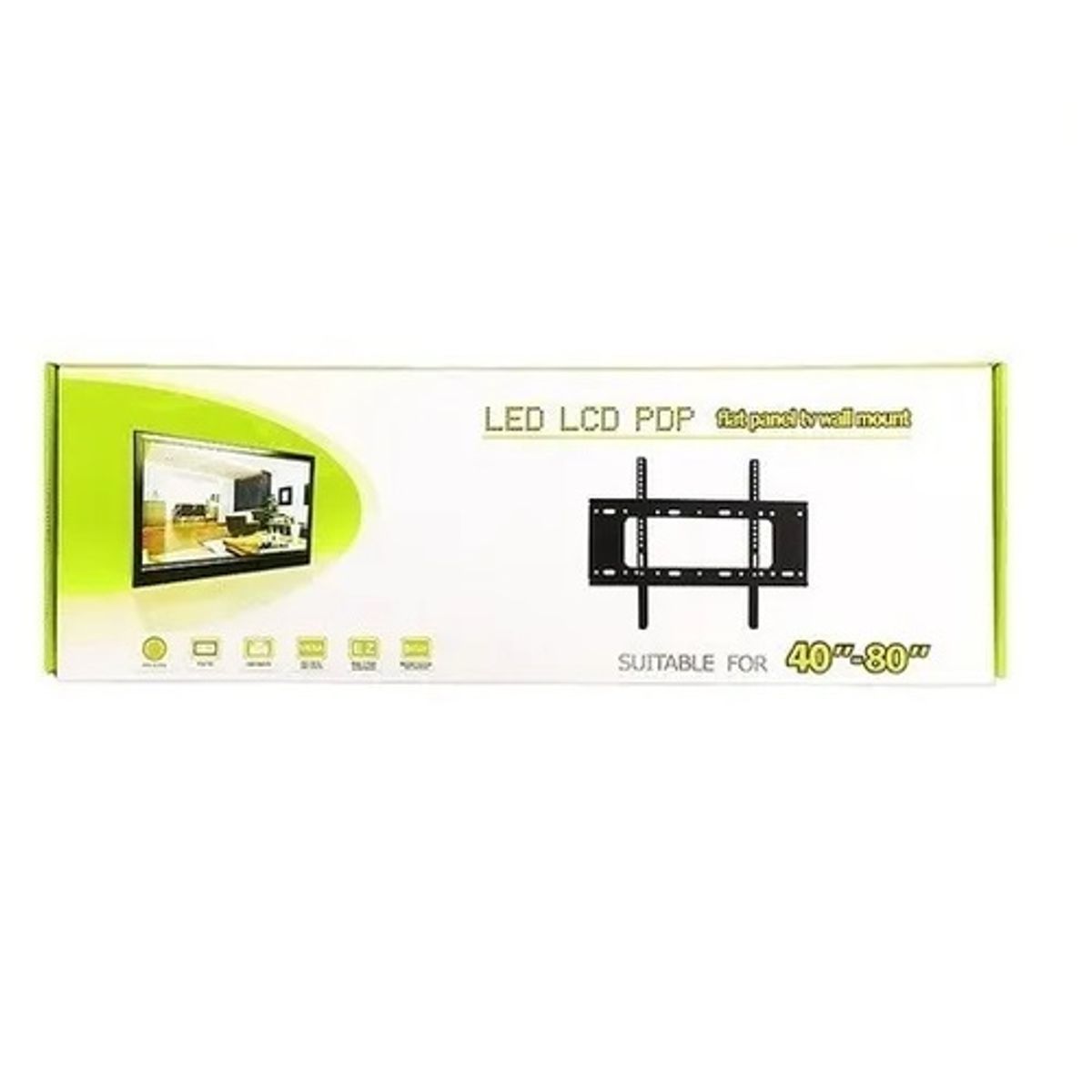 GENERICO - Base Para Tv Soporte Para Pared Led Lcd Pdp 40-80 Pulgadas