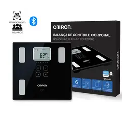 OMRON - Balanza de Composicion Corporal Bluetooth HBF - 222T
