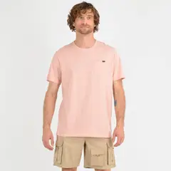 O'NEILL - POLERA MANGA CORTA EAST CLIFF ROSADO