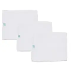 BAMBINO - Pack 3 Pañales Tuto 100% Algodón Liso Blanco