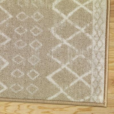 Imagen 2 del producto Alfombra de Pasillo 60 x 550 cm Antideslizante Beige Con Goma