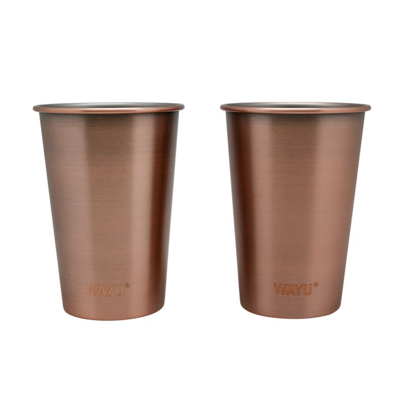 WAYU - Set 2 Vasos 500 Ml Copper Line Wayu