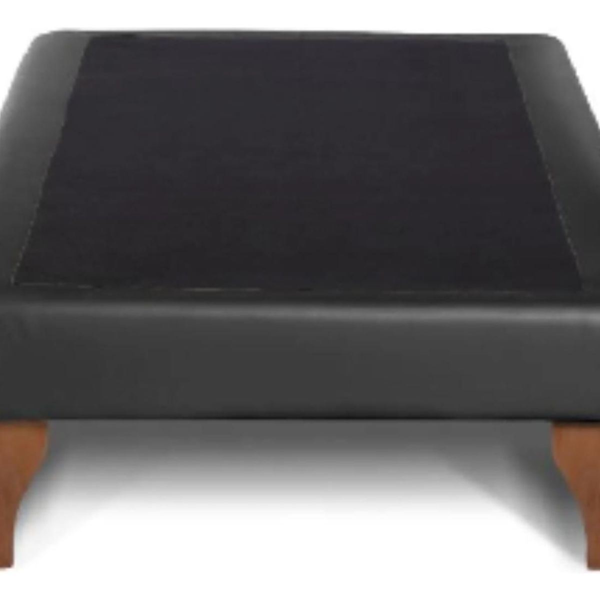 IMPORTCLICK - Base Cama Europea 1 Plaza 90x190 CM Negro Felpa - Negro