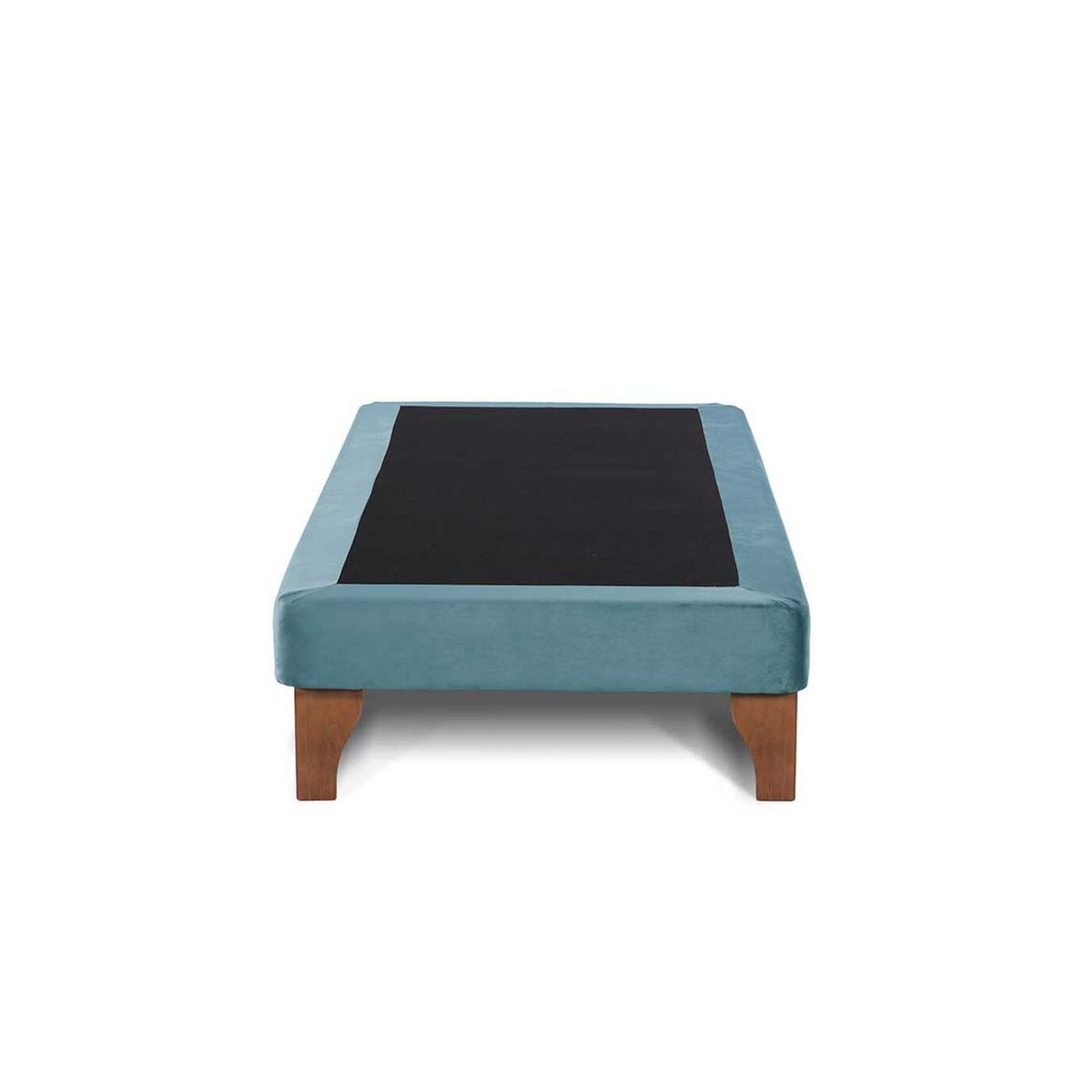 IMPORTCLICK - Base Cama Europea 1 Plaza 90x200 CM Turquesa Felpa - Verde