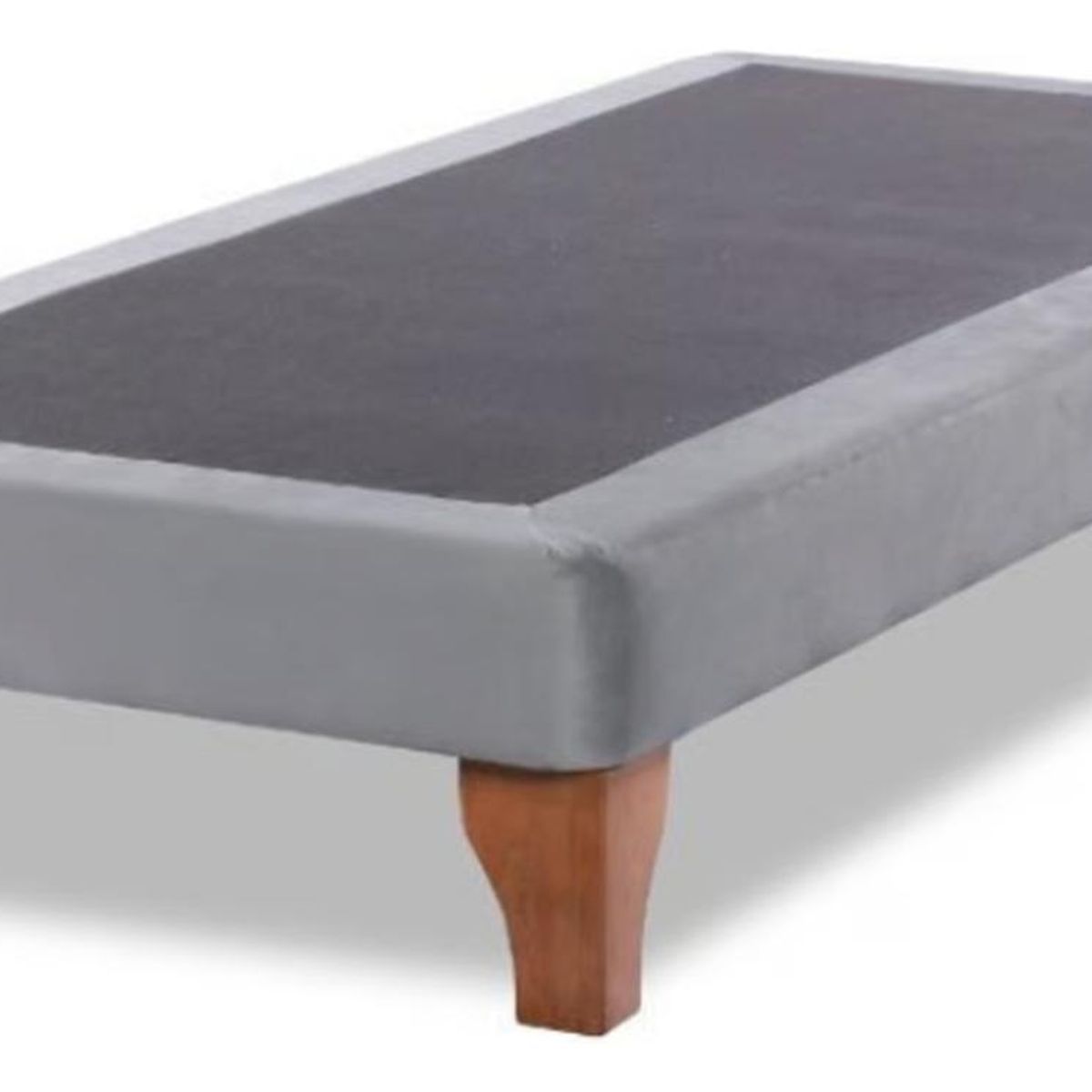 IMPORTCLICK - Base Cama Europea 1 Plaza 90x200 CM Gris Claro Lino - Gris Claro