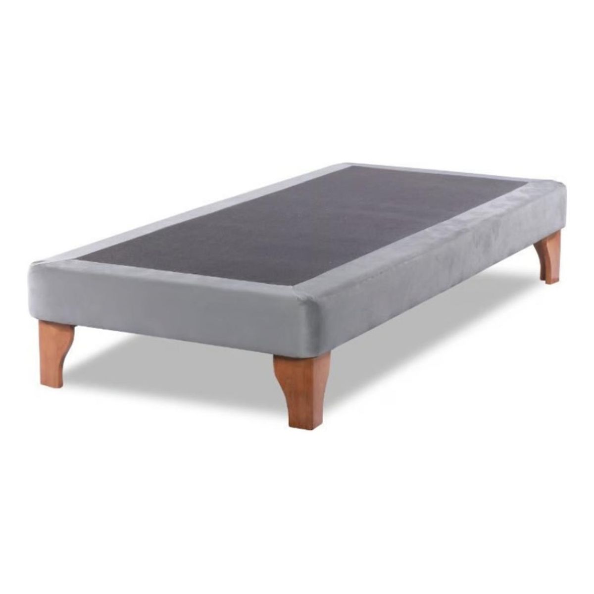 IMPORTCLICK - Base Cama Europea 1 Plaza 90x200 CM Gris Claro Lino - Gris Claro