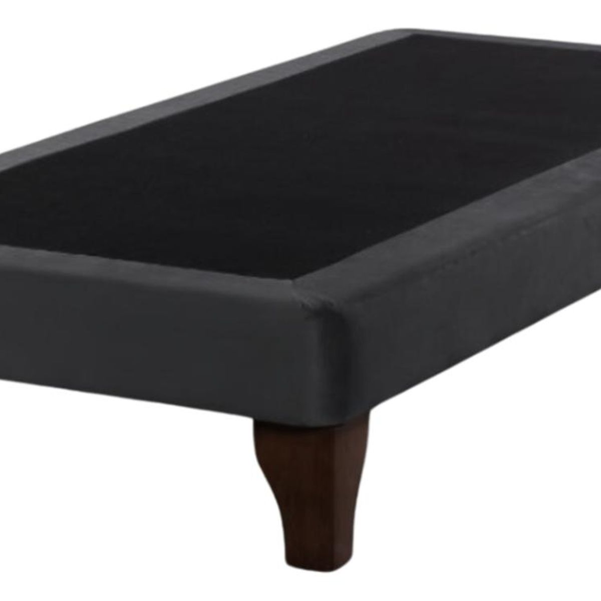 IMPORTCLICK - Base Cama Europea 1 Plaza 90x190 CM Gris Oscuro Felpa - Gris