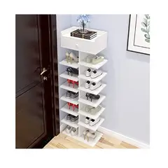 ANGELES DEL HOGAR - Zapatero de Madera Organizador 7 Niveles Madera