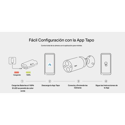 Imagen 2 del producto Set Inicio hub Grabador Dvr Matter + 2 Cámara 2k Outdoor Tapo