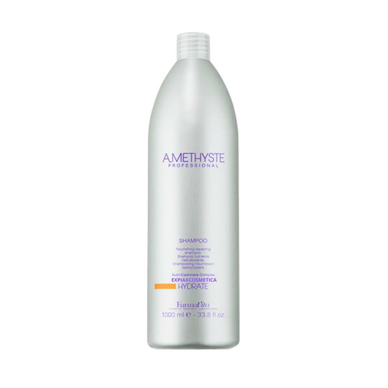 FARMAVITA - Shampoo Hydrate Amethyste Farmavita 1000ml Nutre Cabello Debil Seco