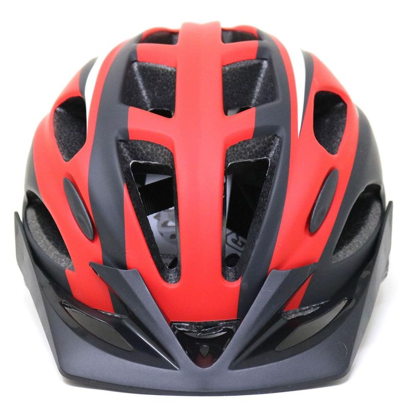 RADICAL MOUNTAIN - Casco Radical Mountain MTB Con Luz Matt Negro Rojo L 58-59cm
