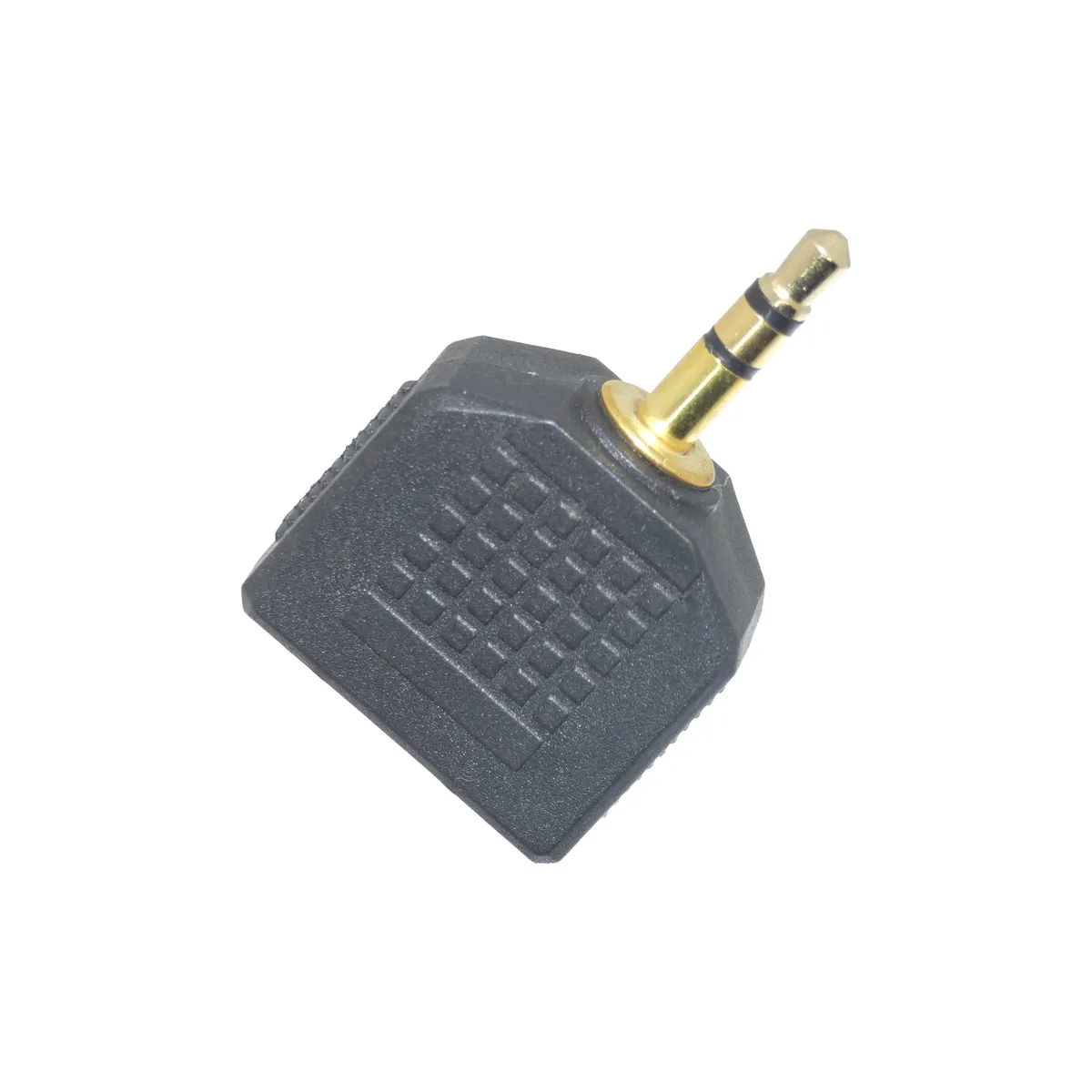 MACROTEL - Adaptador De Audífonos Stereo 35mm 1x2 Macrotel