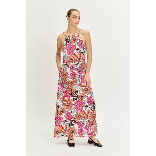 IO - Vestido Largo Fucsia Mujer