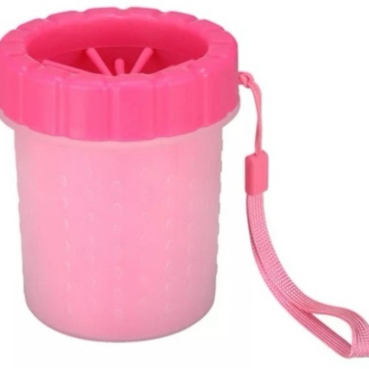 GENERICO - Limpiador De Patas Silicona Manual De Mascota Fucsia
