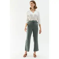 MA GRIFFE - Pantalon Gris Mujer Magriffe