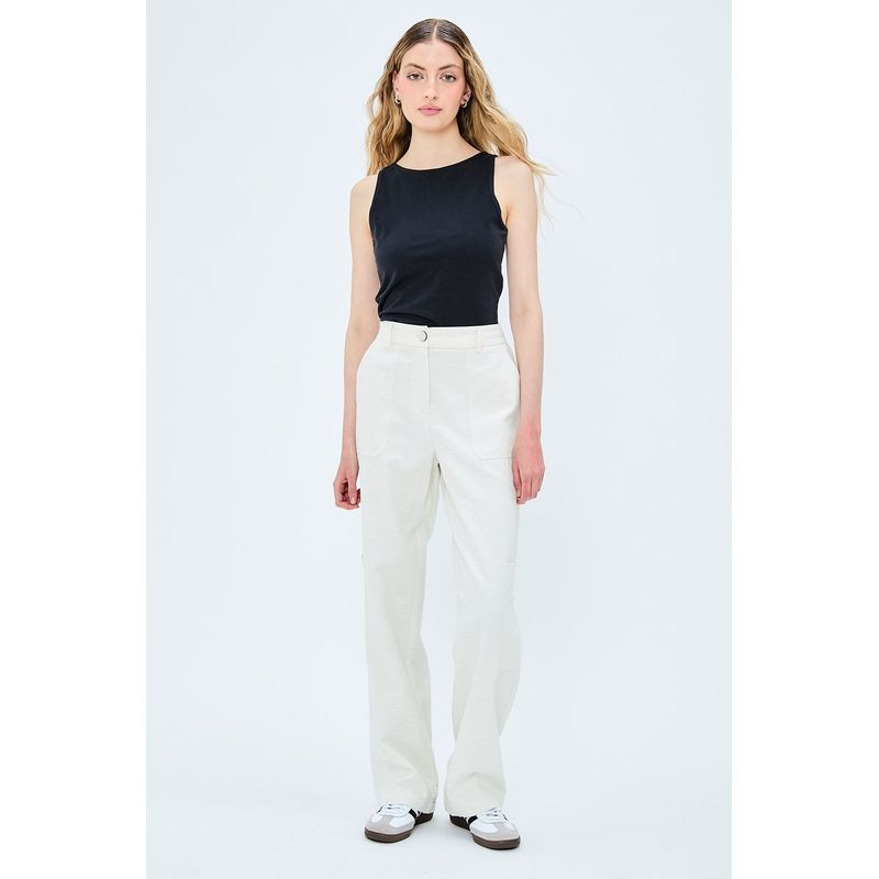 IO - Pantalon Crudo Mujer Io