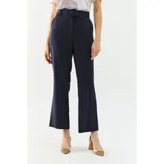 MA GRIFFE - Pantalon Azul Marino Mujer Magriffe