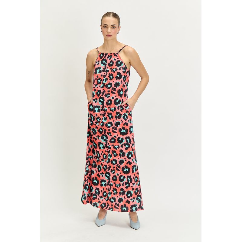 IO - Vestido Largo Rojo Mujer Io