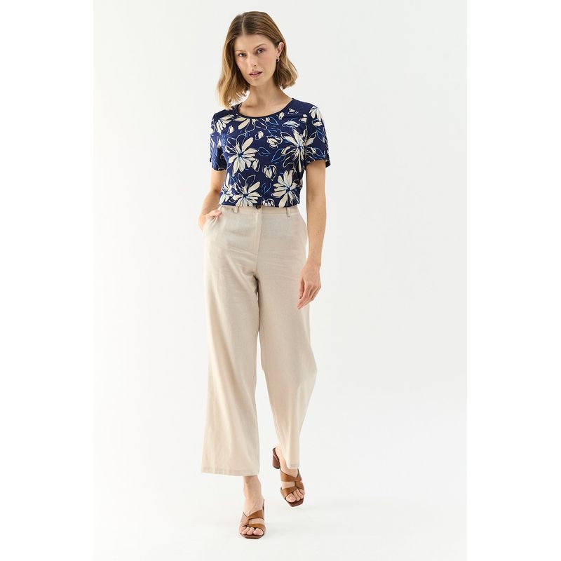 MA GRIFFE - Pantalon Beige Mujer Magriffe