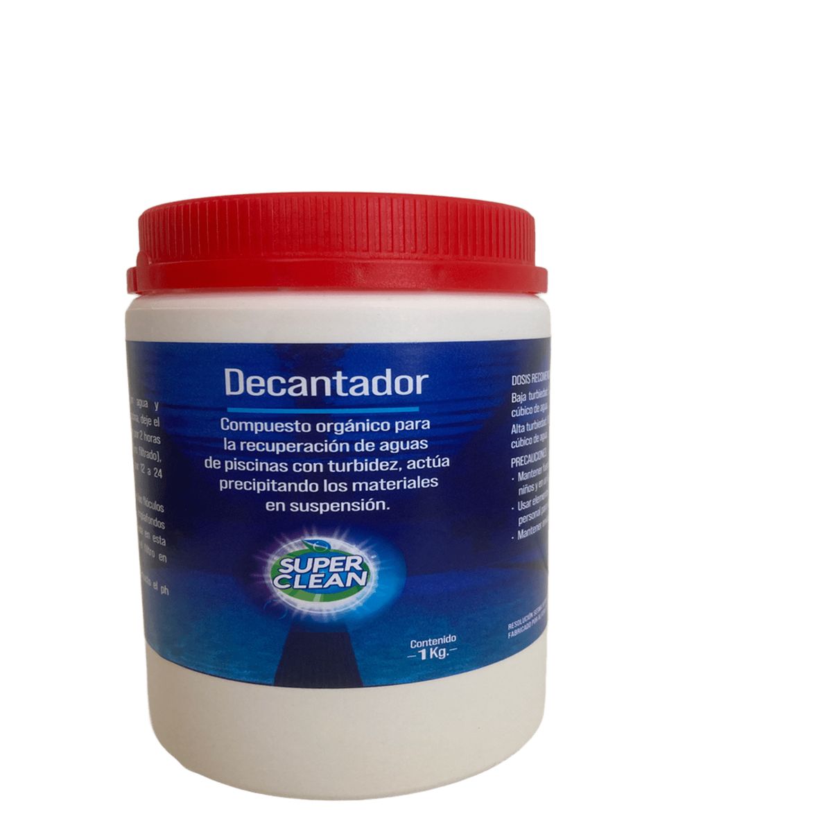 SUPERCLEAN - DECANTADOR PARA PISCINAS 1 KG