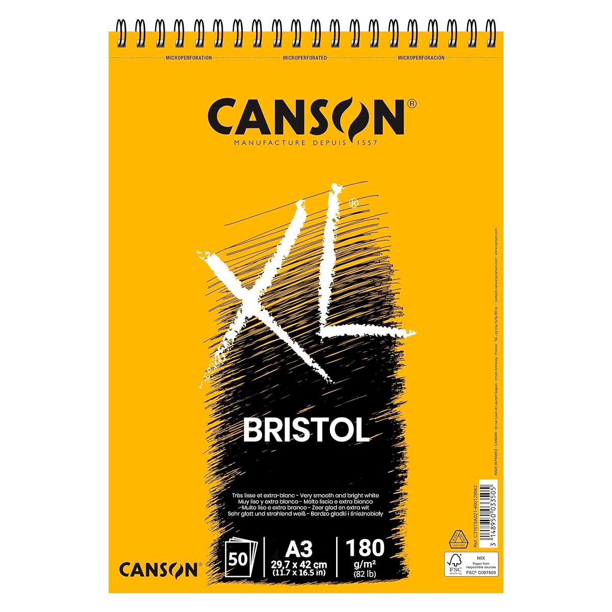 CANSON - Croquera Canson XL Bristol A3
