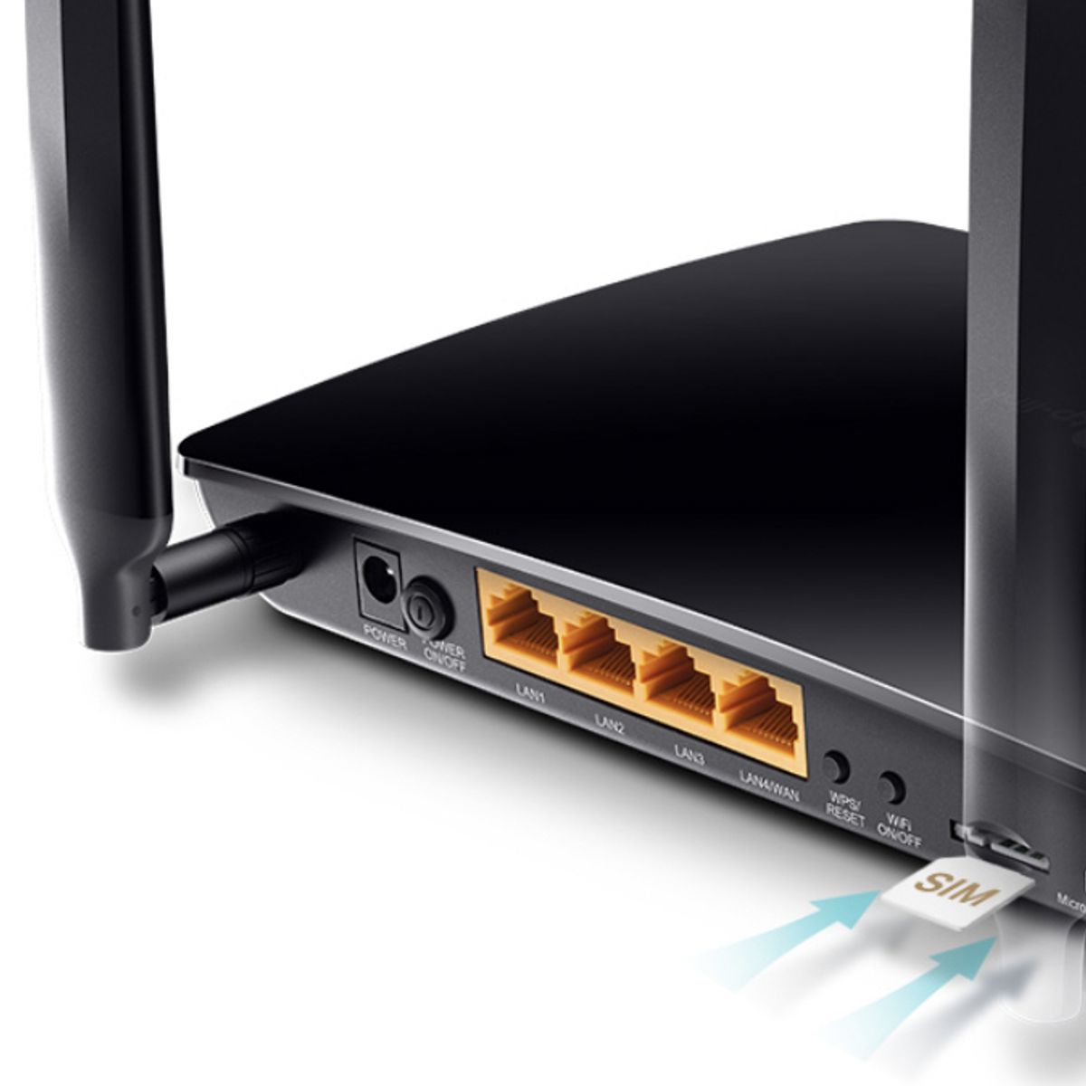 TP LINK - Router Bam inalambrico Tp-link MR400 4G LTE Chip Wi-Fi 5 Dual Band AC1200