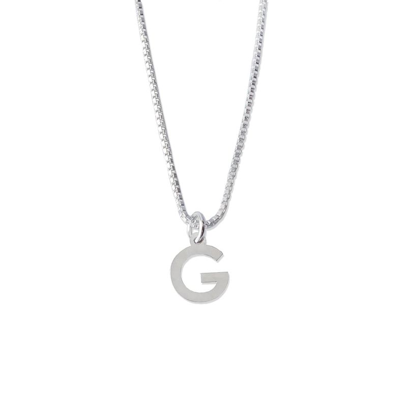 MABELITA - Cadena de Plata Mujer con Inicial G