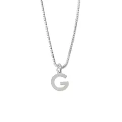 MABELITA - Cadena de Plata Mujer con Inicial G