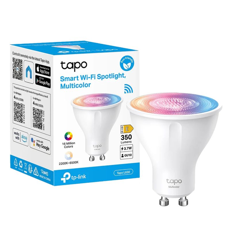 TP LINK - Ampolleta Tp-Link Smart Led Tapo Multicolores  Gu10 Wi-fi Google Alexa