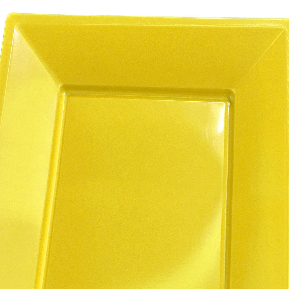 GENERICO - BANDEJA RECTANGULAR GRANDE AMARILLO X3 UNI