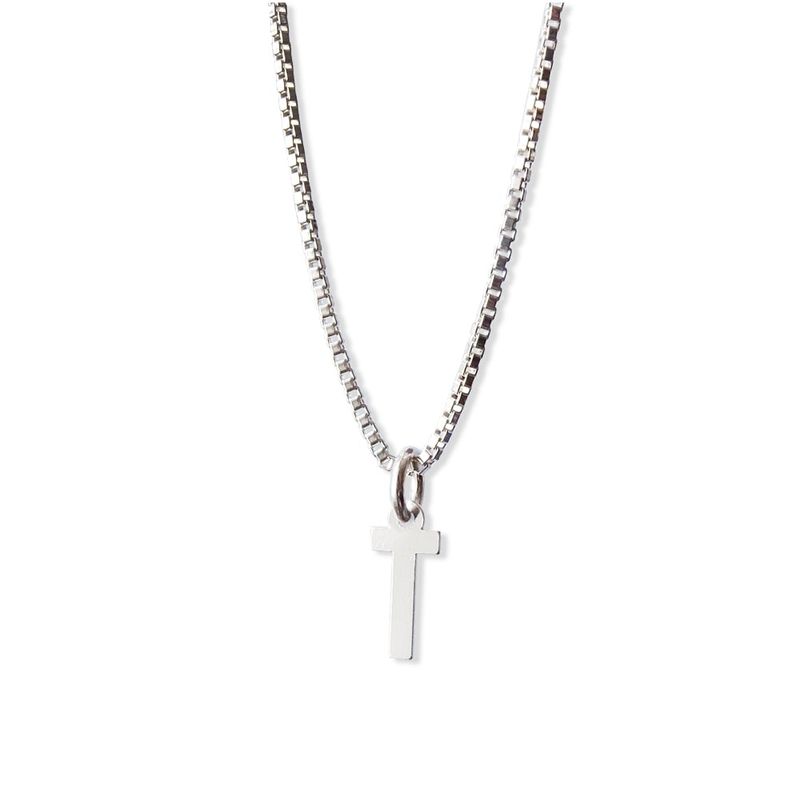 MABELITA - Cadena de Plata Mujer con Inicial T