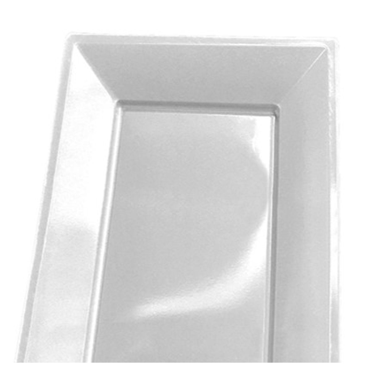 GENERICO - BANDEJA RECTANGULAR GRANDE BLANCO X3 UNI