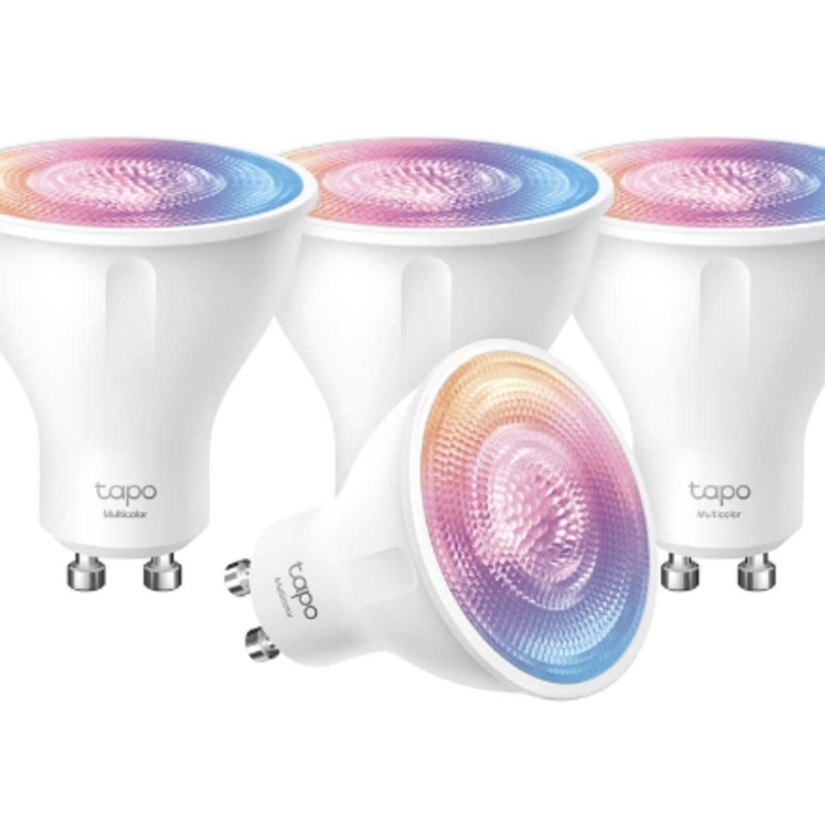 TP LINK - Set 4 Ampolletas Smart Tp-Link Tapo Colores  Gu10 Wi-fi Google Alexa