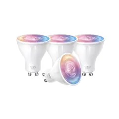 TP LINK - Set 4 Ampolletas Smart Tp-Link Tapo Colores Gu10 Wi-fi Google Alexa