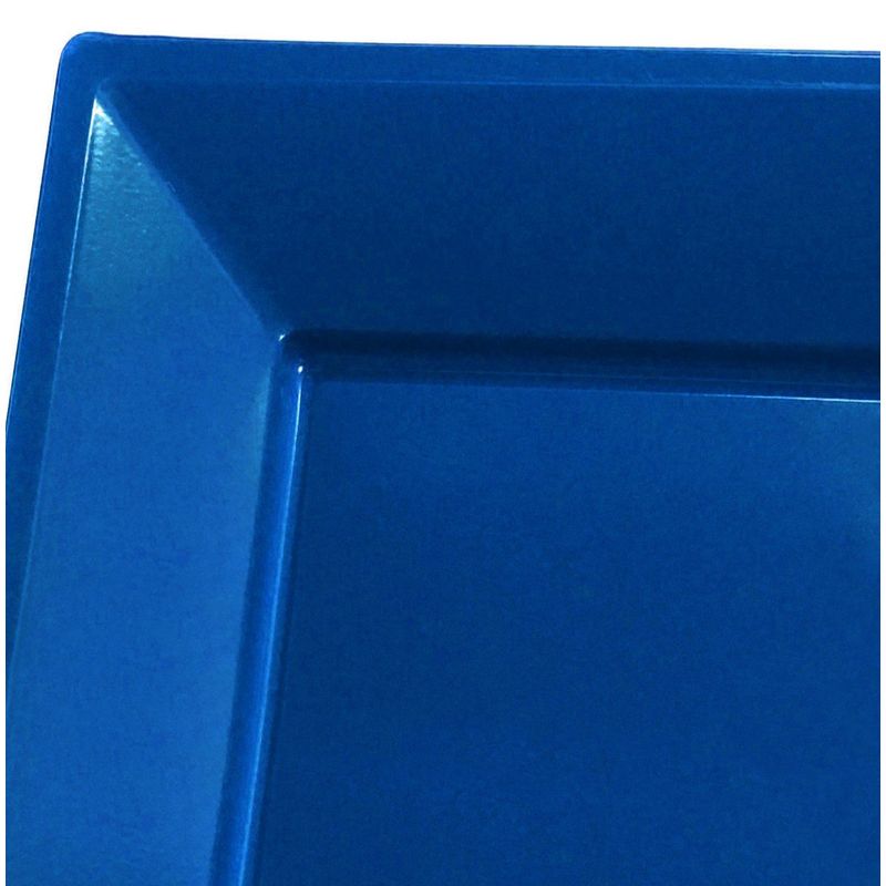 GENERICO - BANDEJA RECTANGULAR GRANDE AZUL X3 UNI