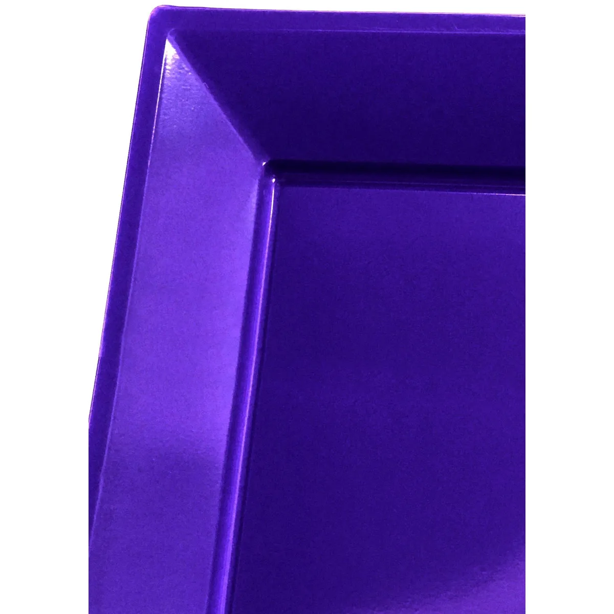 GENERICO - BANDEJA RECTANGULAR GRANDE MORADO X3 UNI